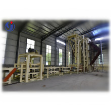 Particle board line production